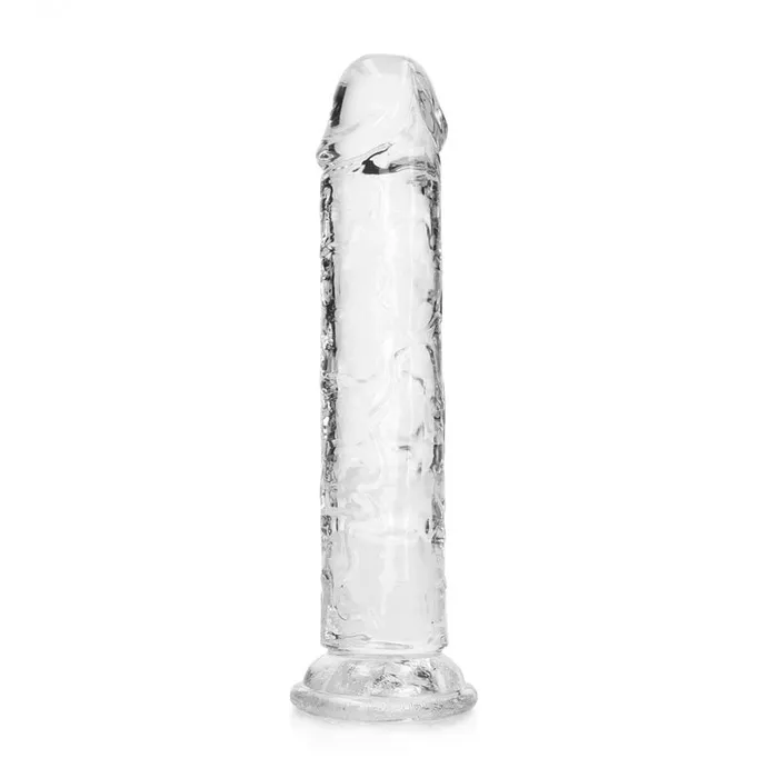 Shots Toys REALROCK 20 cm Straight Dildo - Clear-(rea152tra) | Dildos Shots Toys REALROCK 20 cm Straight Dildo - Clear-(rea152tra) | Dildos