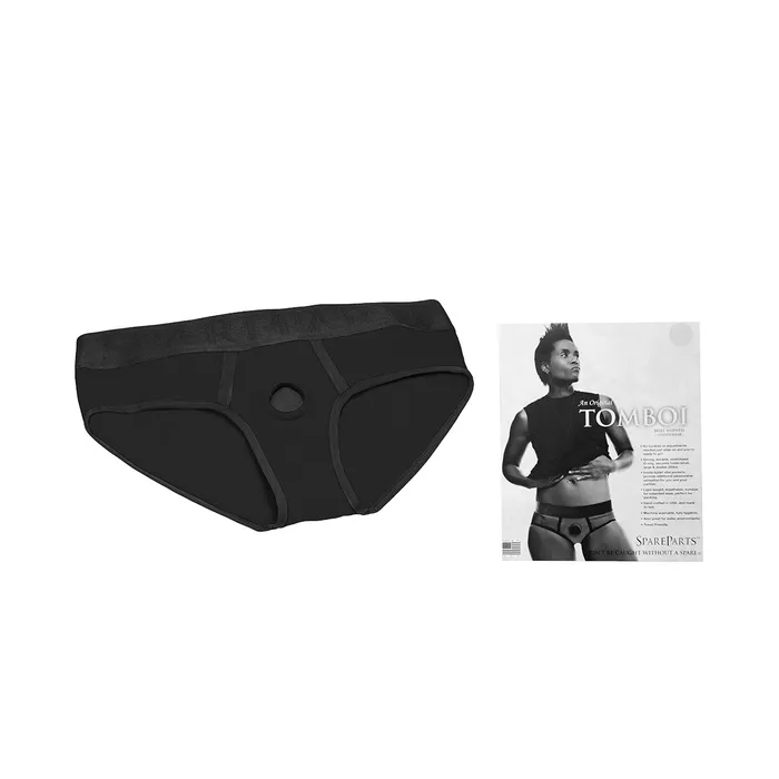 SpareParts HardWear Anal SpareParts Tomboi Harness BlackBlack Nylon Small