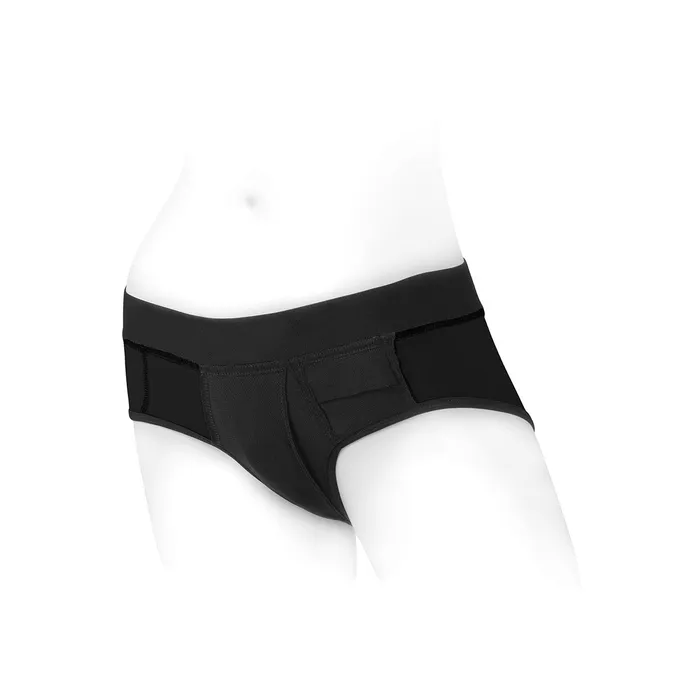 SpareParts HardWear Anal | SpareParts Tomboi Harness Black/Black Nylon - Small