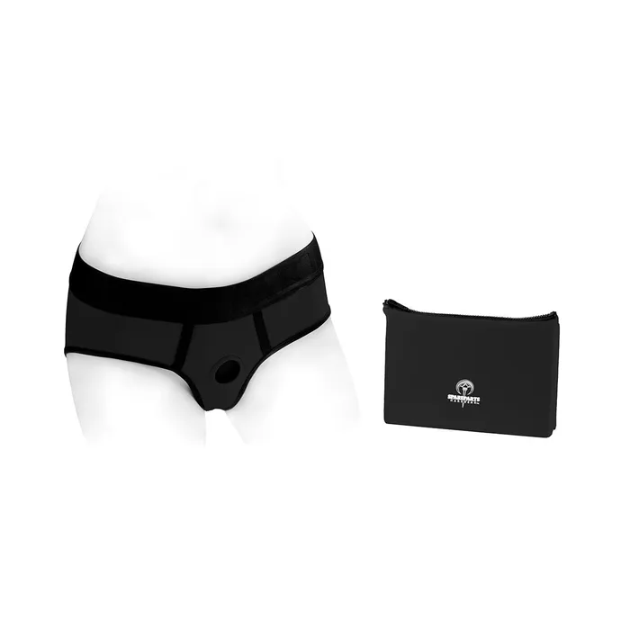 SpareParts HardWear Anal | SpareParts Tomboi Harness Black/Black Nylon - Small