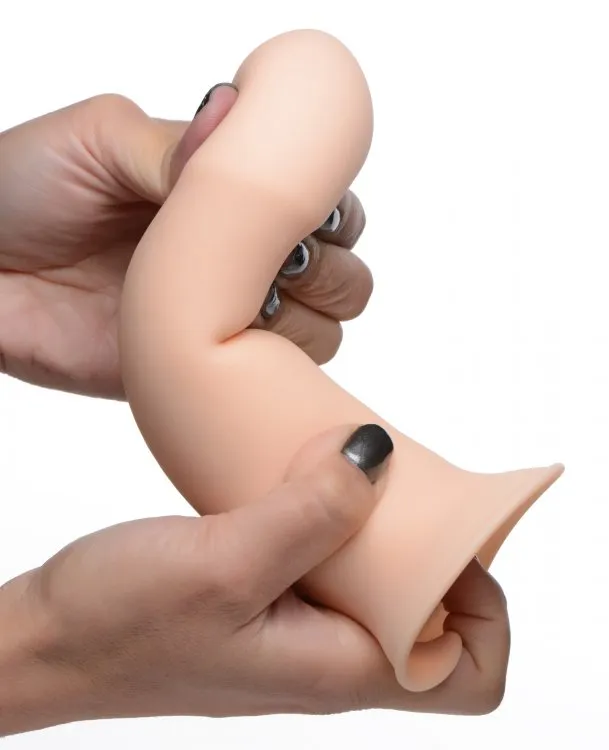 Squeezable Thick Phallic Dildo | XR Brands Female Sex Toys Squeezable Thick Phallic Dildo | XR Brands Female Sex Toys