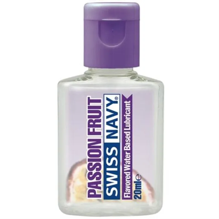 Swiss Navy Flavors WaterBased Lubricant Passion Fruit 20 ml MD Science Lab Lubricants Swiss Navy Flavors WaterBased Lubricant Passion Fruit 20 ml MD Science Lab Lubricants
