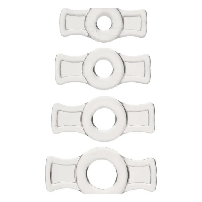 TitanMen Male Sex Toys Cock Ring Set Clear
