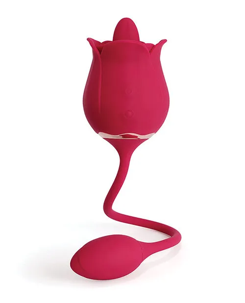 Uc Global Trade INChoney Play B Vibrators Fiona Clit Licking Rose Vibrating Egg Red