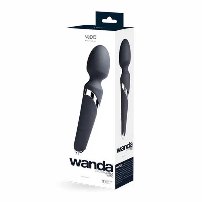 VeDO Vibrators Wanda Rechargeable Wand Just Black