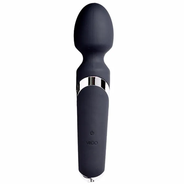 VeDO Vibrators | Wanda Rechargeable Wand - Just Black VeDO Vibrators | Wanda Rechargeable Wand - Just Black
