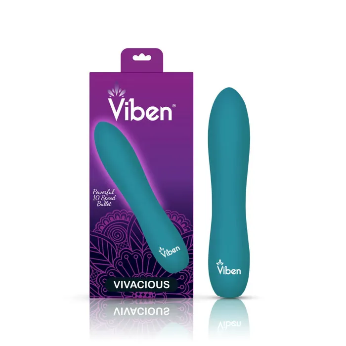 Viben Toys Female Sex Toys | Vivacious - Intense 10-Fuction Bullet - Ocean Viben Toys Female Sex Toys | Vivacious - Intense 10-Fuction Bullet - Ocean