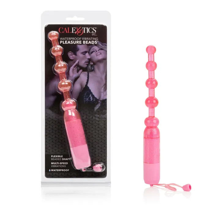 Vibrating Pleasure Beads Pink CalExotics Vibrators