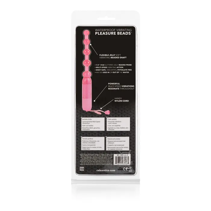 Vibrating Pleasure Beads - Pink | CalExotics Vibrators