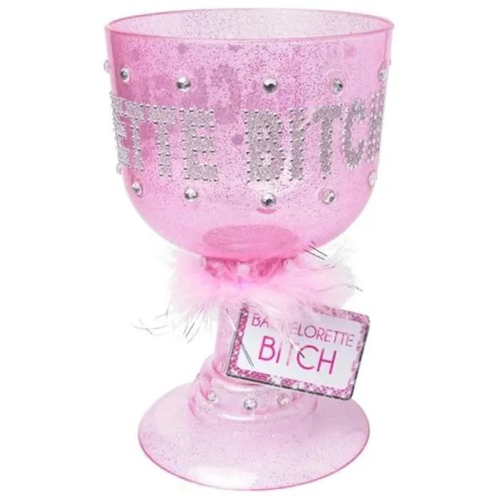 Vibrators Bachelorette Bitch Pimp Cup Pink Pipedream