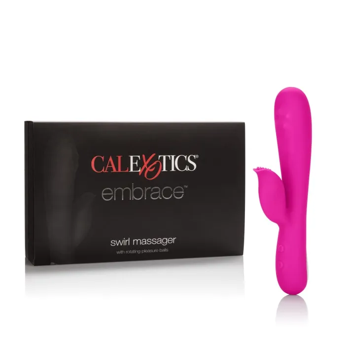 Vibrators | CalExotics Embrace Swirl Massager - Pink