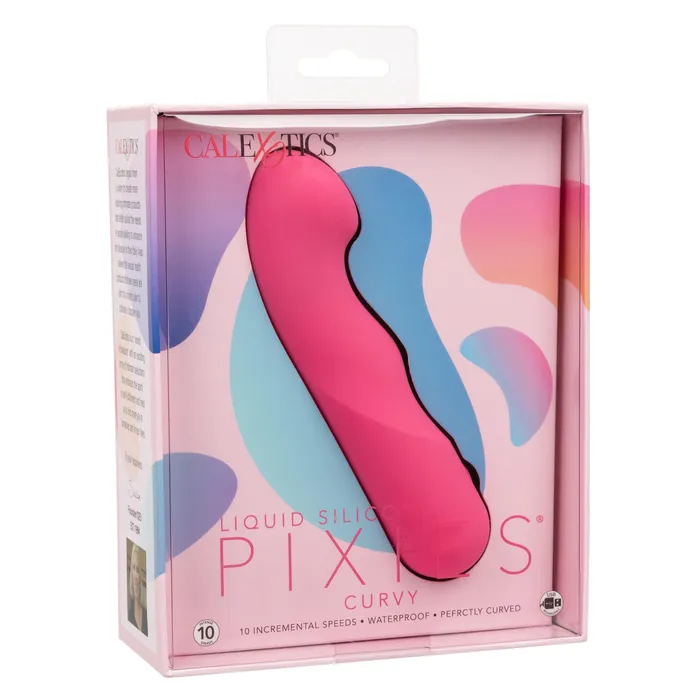 Vibrators | CalExotics Liquid Silicone Pixies - Pink