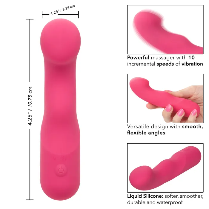 Vibrators | CalExotics Liquid Silicone Pixies - Pink