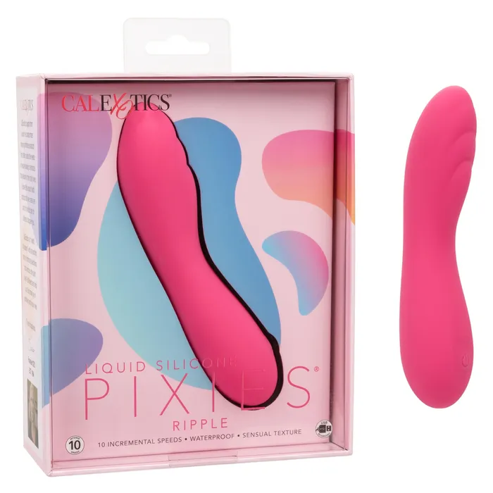 Vibrators | CalExotics Liquid Silicone Pixies - Pink
