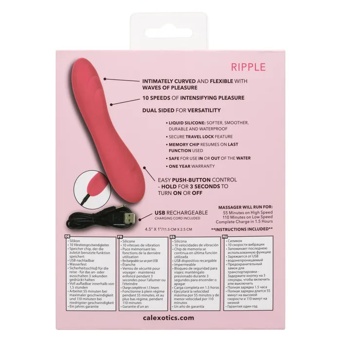 Vibrators | CalExotics Liquid Silicone Pixies - Pink