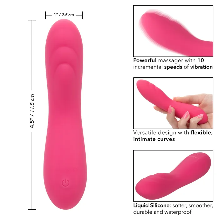 Vibrators | CalExotics Liquid Silicone Pixies - Pink