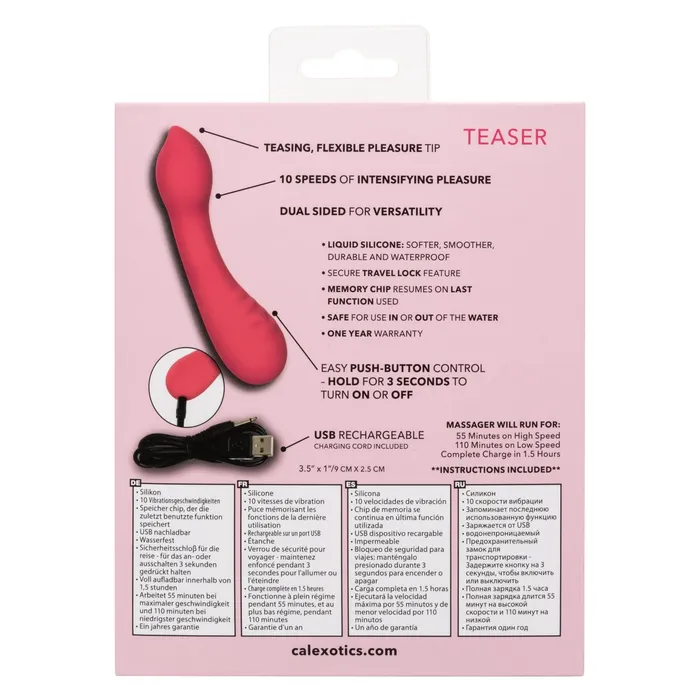 Vibrators | CalExotics Liquid Silicone Pixies - Pink