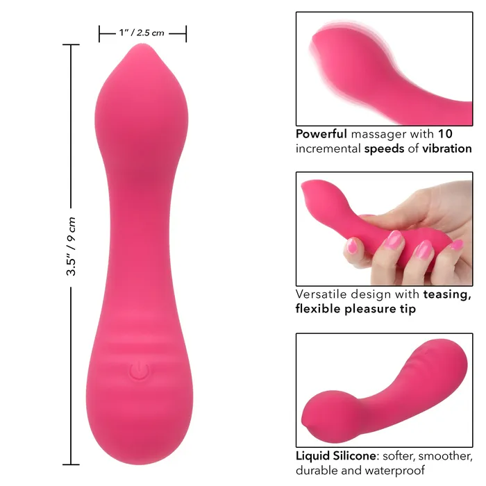 Vibrators | CalExotics Liquid Silicone Pixies - Pink