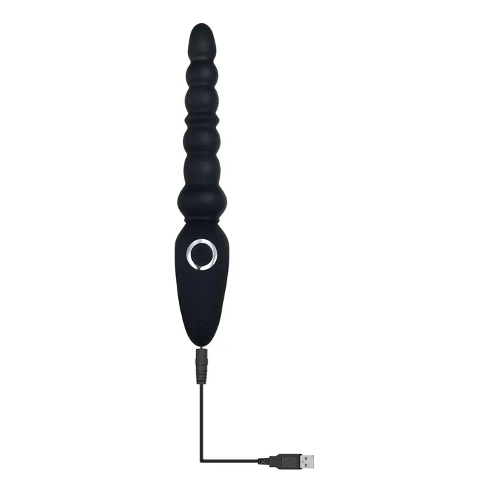 Vibrators Evolved Novelties Evolved Magic Stick Beaded Vibrator Black