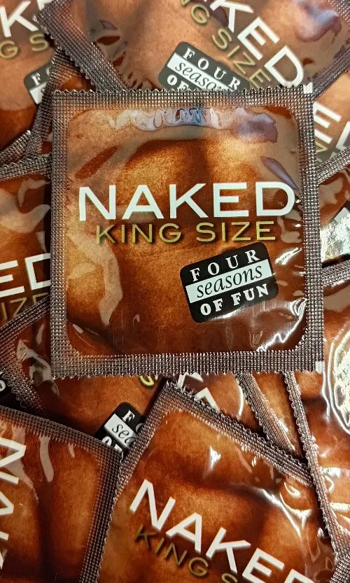 Vibrators Four Seasons Four Seasons Naked King Size 144 Condoms