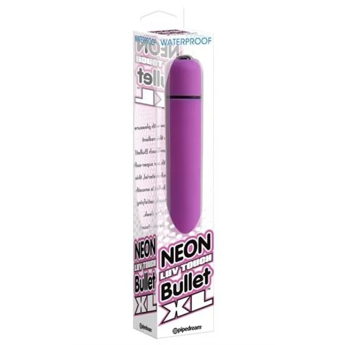 Vibrators Neon Luv Touch Bullet XL Purple Pipedream