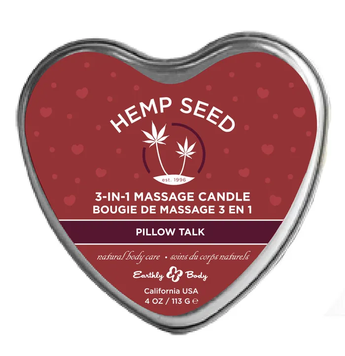 Vibrators Sale Hemp Seed 3in1 Massage Candle Pillow Talk 4 Oz