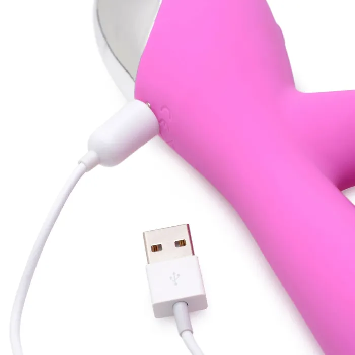 Vibrators | Shegasm 5 Star 7x Suction Come- Hither Silicone Rabbit - Pink - Xr Brands Inmi Vibrators | Shegasm 5 Star 7x Suction Come- Hither Silicone Rabbit - Pink - Xr Brands Inmi
