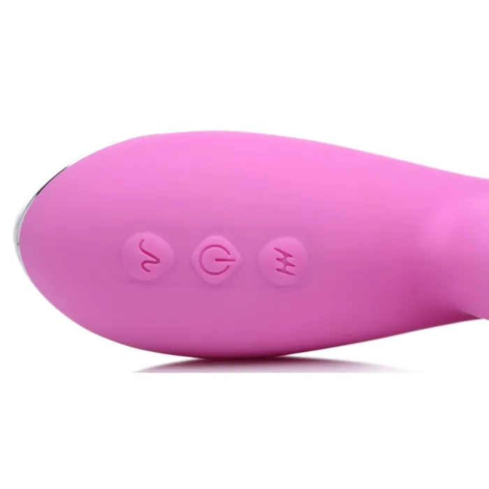 Vibrators | Shegasm 5 Star 7x Suction Come- Hither Silicone Rabbit - Pink - Xr Brands Inmi Vibrators | Shegasm 5 Star 7x Suction Come- Hither Silicone Rabbit - Pink - Xr Brands Inmi