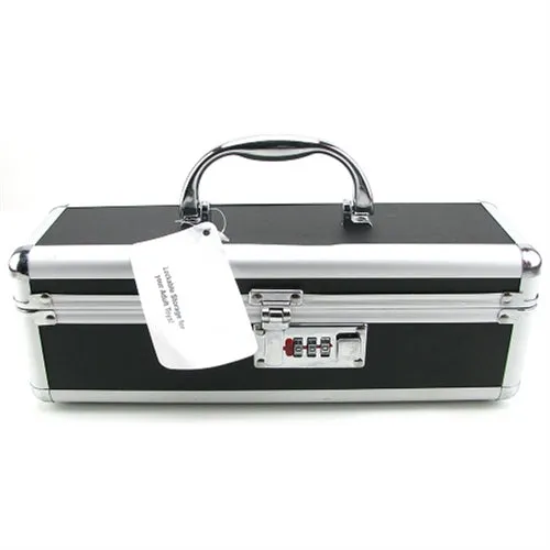Vibrators Vibrator Case Lockable Black BMS Factory