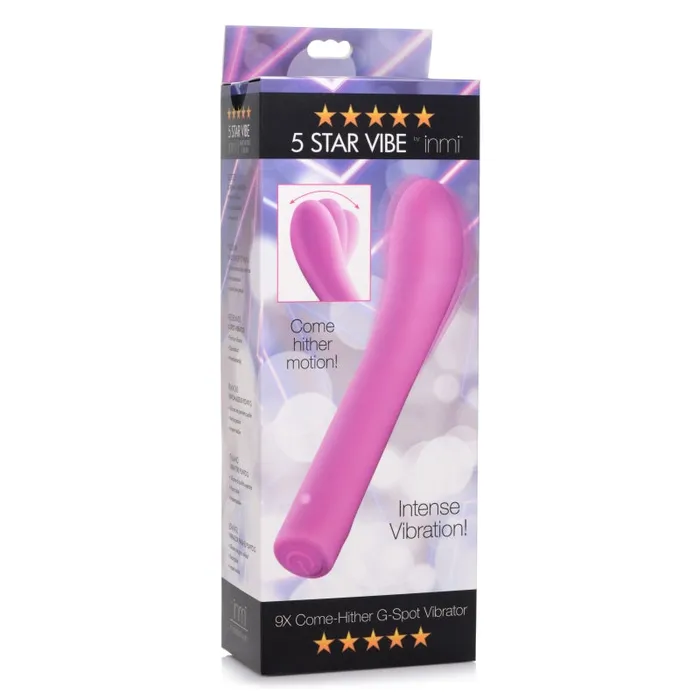 Vibrators | Xr Brands Inmi 5 Star 9x Come-Hither G-Spot Silicone Vibrator - Pink Vibrators | Xr Brands Inmi 5 Star 9x Come-Hither G-Spot Silicone Vibrator - Pink