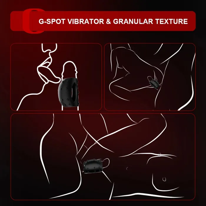 Wearable Vibrating Penis Ring with 10 Modes | Lovetoyshub Male Sex Toys