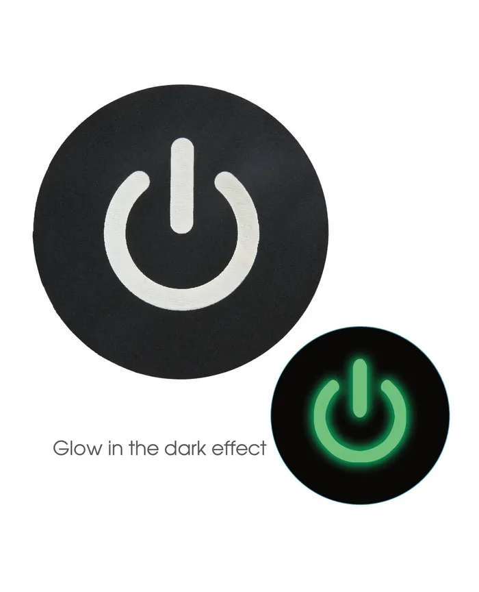 X-Gen Products Female Sex Toys | Pasties Glow In The Dark Power Button