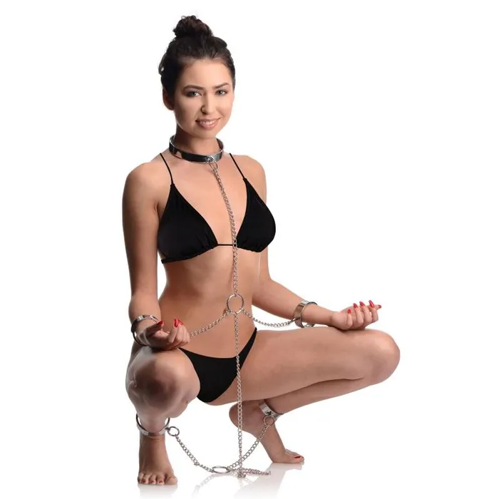 XR Brands Master Series Dildos Stainless Steel Shackles Large