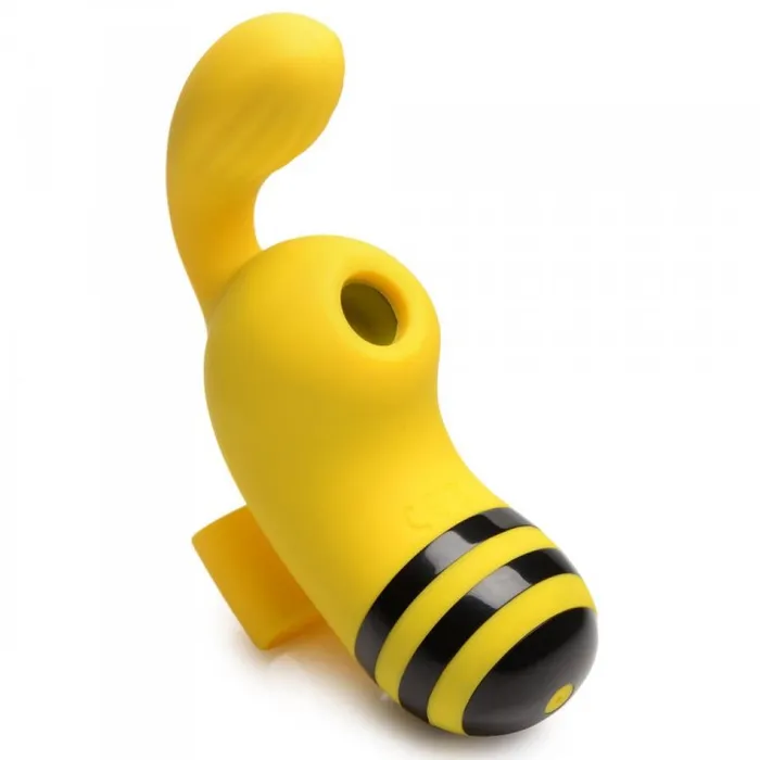 XR Brands Shegasm Sucky Bee Clit Stim Finger Vibrator Female Sex Toys