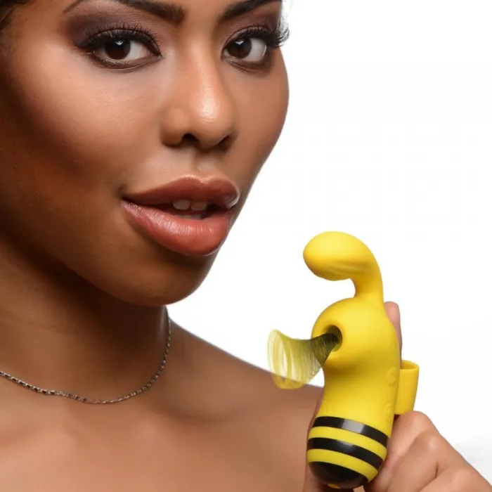 XR Brands Shegasm Sucky Bee Clit Stim Finger Vibrator | Female Sex Toys