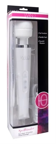 XR Brands Vibrators | Wand Essentials Spellbinder Flexi Neck 10 Function Wan