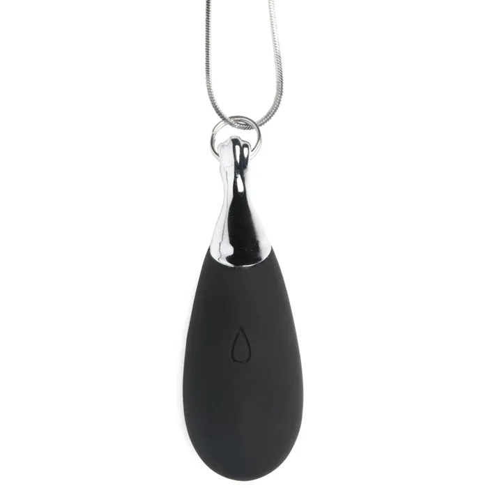Xr Charmed 10x Vibrating Silicone Teardrop Necklace | Female Sex Toys