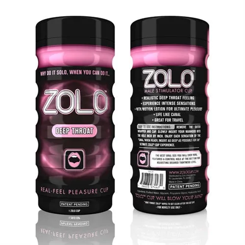 Zolo Cup Male Sex Toys Deep Throat Cup