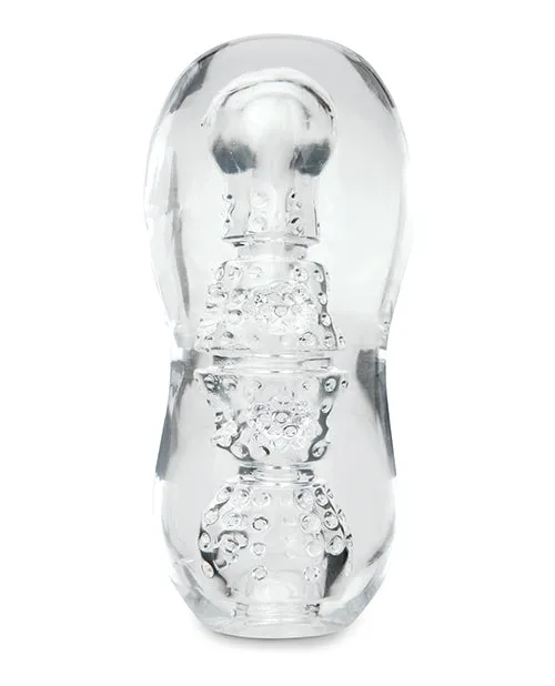 Zolo Gripz Dotted Stroker - Clear | Xgen Male Sex Toys
