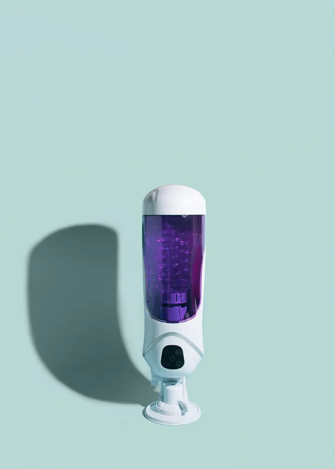 AIDEN TELESCOPIC STROKER 360 ROTATION Frisky ultd Male Sex Toys