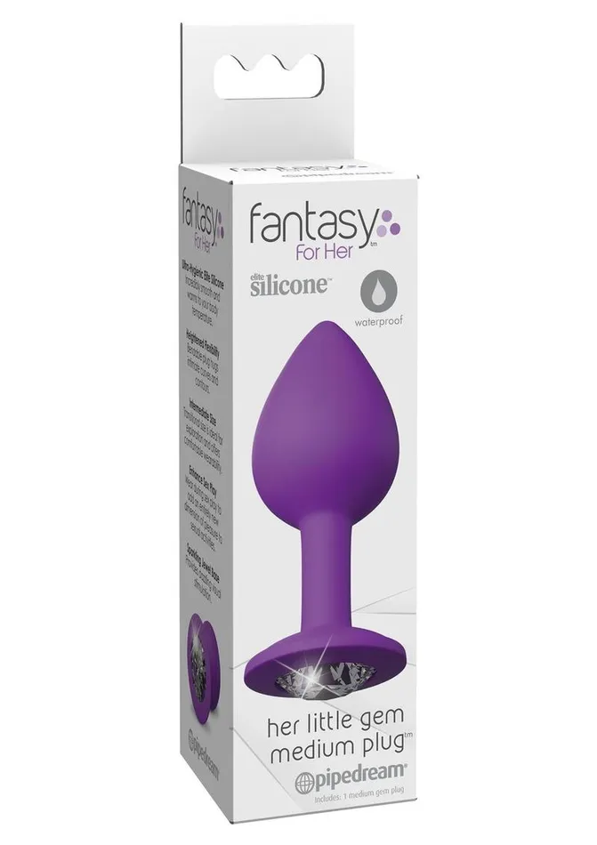 Anal Fantasy For Her Fantasy For Her Her Little Gem Medium Plug Anal Play Silicone Waterproof Anal Fantasy For Her Fantasy For Her Her Little Gem Medium Plug Anal Play Silicone Waterproof