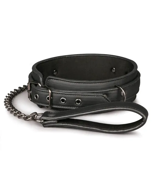 Anal Onedc Easy Toys Fetish Collar wLeash Black