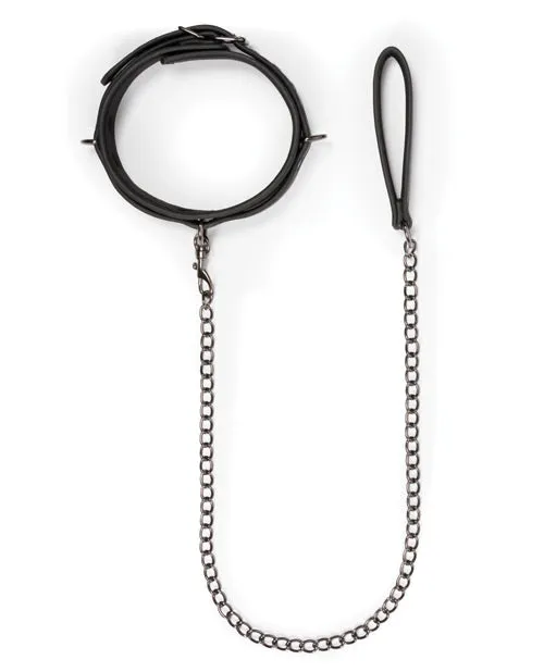 Anal Onedc Easy Toys Fetish Collar wLeash Black
