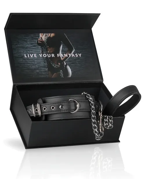 Anal Onedc Easy Toys Fetish Collar wLeash Black