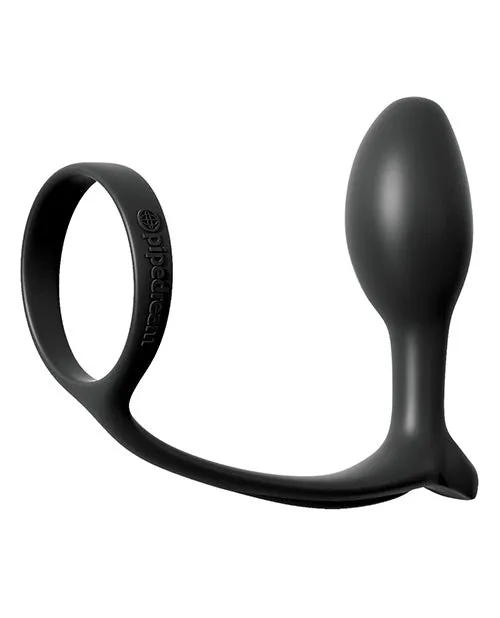 Anal Pipedream Products Anal Fantasy AssGasm Cockring Beginners Plug Black