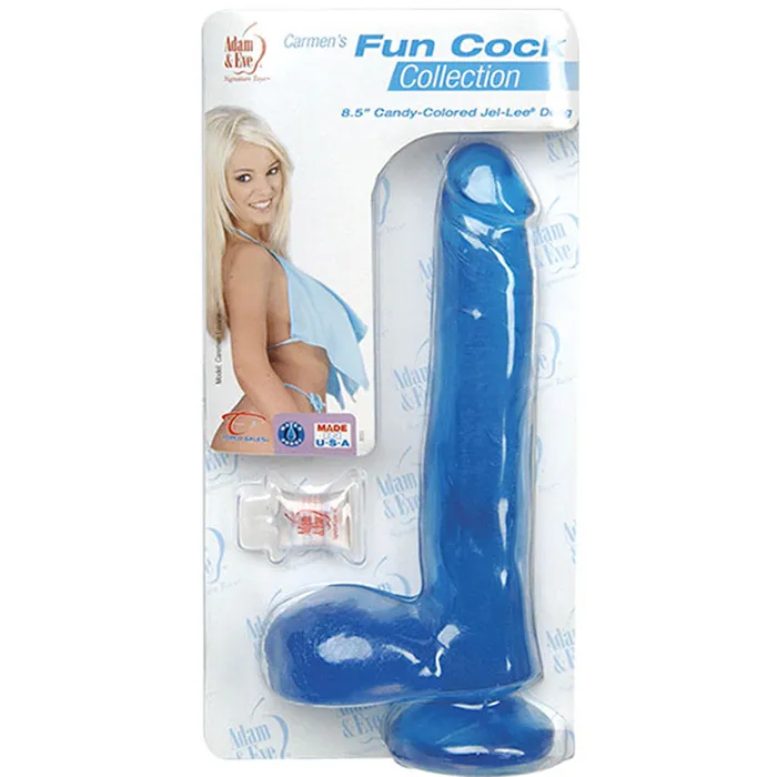 Anal Topco Adam Eve Carmens Fun Cock 85 Inch Blue