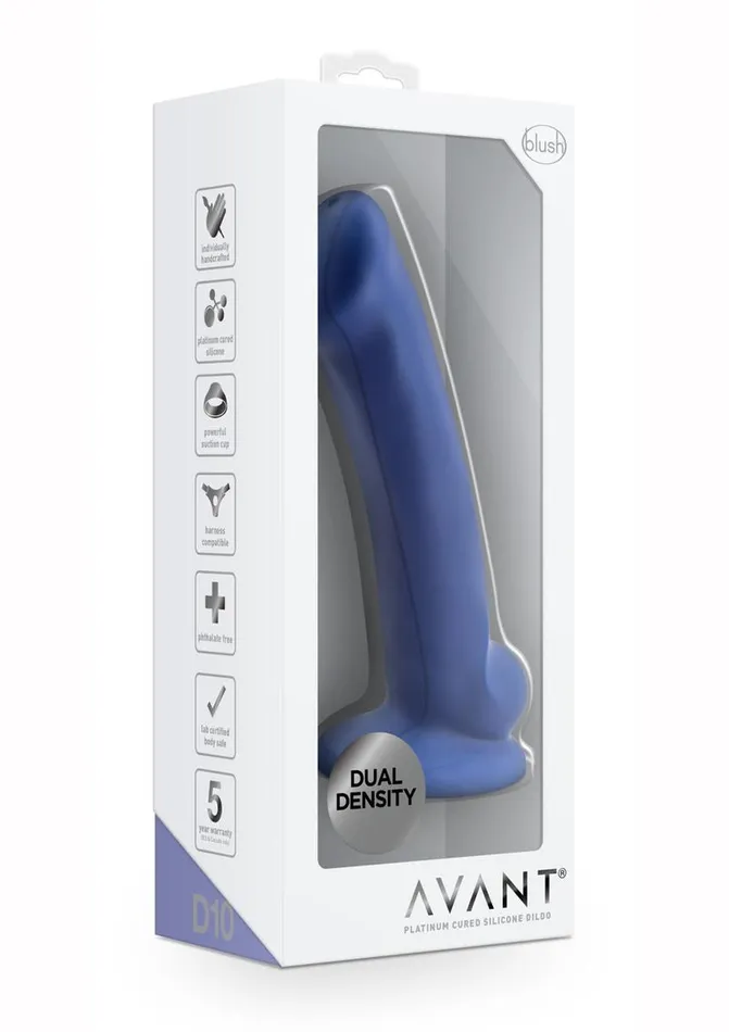 Avant Female Sex Toys Avant D10 Ergo Mini Silicone Dildo with Suction Cup