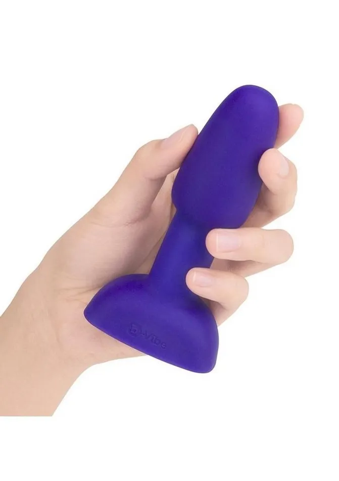bVibe BVibe Rimming Petite Rechargeable Silicone Anal Plug with Remote Control Male Sex Toys bVibe BVibe Rimming Petite Rechargeable Silicone Anal Plug with Remote Control Male Sex Toys