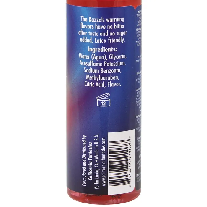 Blush Novelties Lubricants Razzels Warming Lubricant 4 oz Kissable Cherry