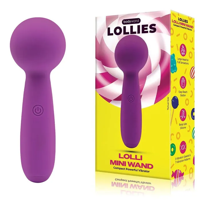 Bodywand Vibrators Bodywand Lolli Mini Wand Purple 11 cm USB Rechargeable Mini Massage Wand Bodywand Vibrators Bodywand Lolli Mini Wand Purple 11 cm USB Rechargeable Mini Massage Wand